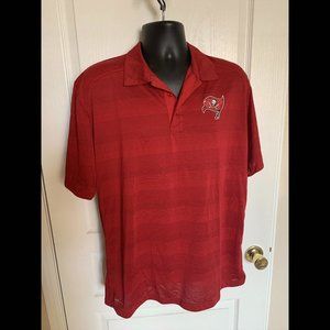 Tampa Bay Buccaneers Nike Polo Dri-Fit Red Men's L